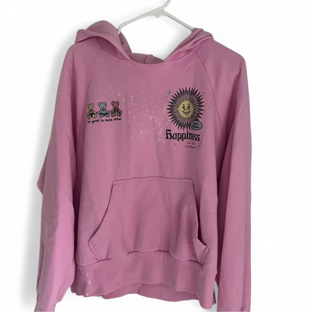 PacSun Light Pink Graphic Hoodie